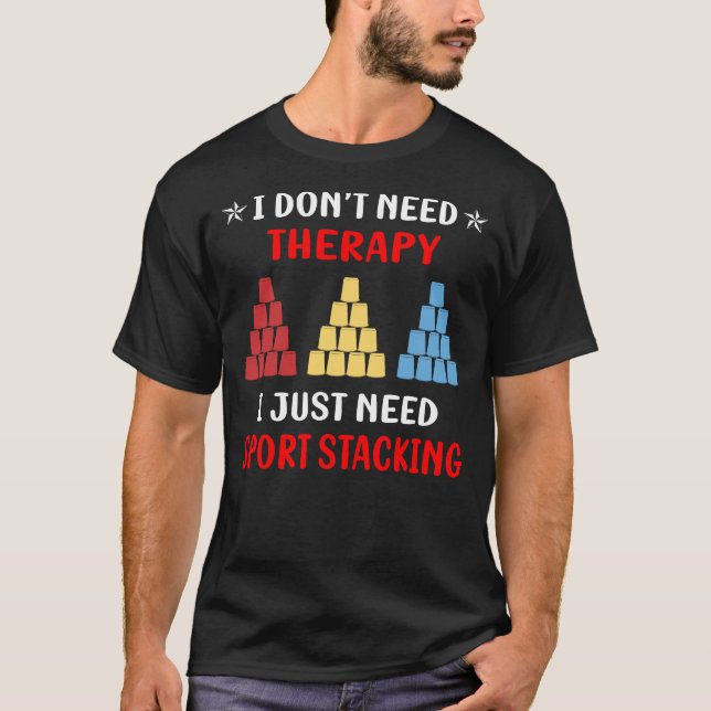 Stackningshastigheten i Kopp för att stapla Kopp p T Shirt (Framsida)