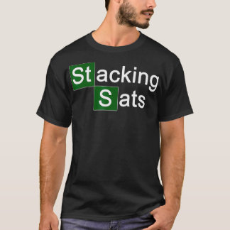 Stackningsplats Satoshis Bitcoin Crypto T Shirt