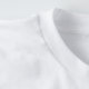 Stackrulle QR kodifierar Rickrolled Tee Shirt (Detalj hals (i vitt))