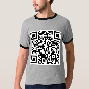 Stackrulle QR kodifierar Rickrolled Tröja