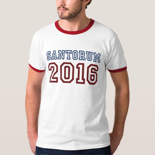 StackSantorum president 2016 idrotts- stilsort Tröja (Framsida)