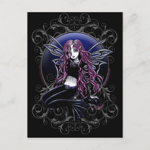 Stacy Magic Spegel Rosa Fairy Fantasy Vykort