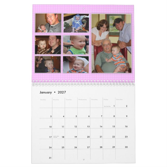 Stacys beställnings- kalender (Jan 2027)