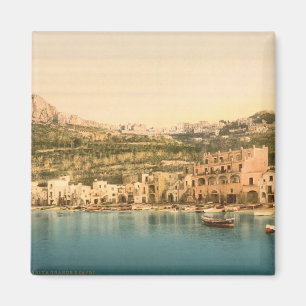 Stad av Capri, ö av Capri, Campania, italien Magnet
