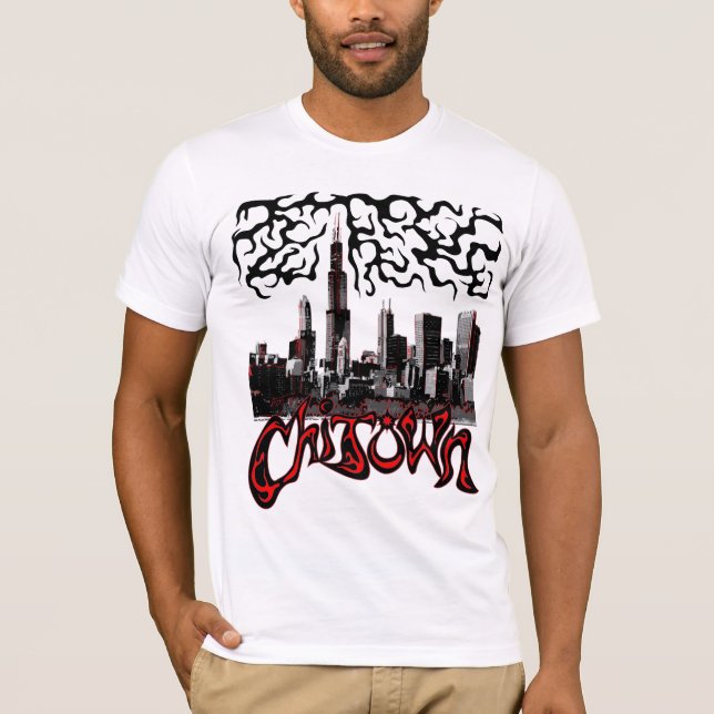 Stad av Chitown Tee (Framsida)