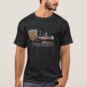 Stad av den Cleveland polisenshirt.en Tee