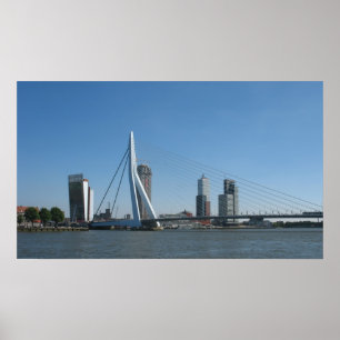 Stad av det Rotterdam affischtrycket Poster