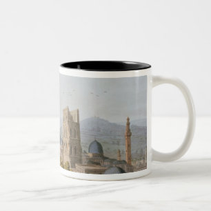 Stad av Jerusalem, 1812 Två-Tonad Mugg