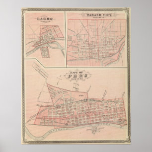 Stad av Peru, Miami Co Poster