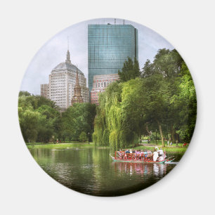 Stad - Boston morsor - Boston allmänhetträdgård Magnet