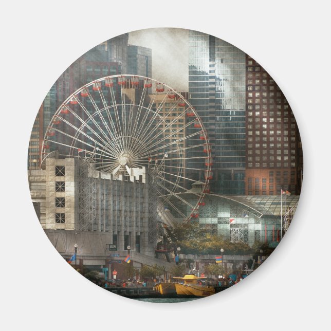 Stad - Chicago, IL - Pier Pressure Magnet (Framsidan)
