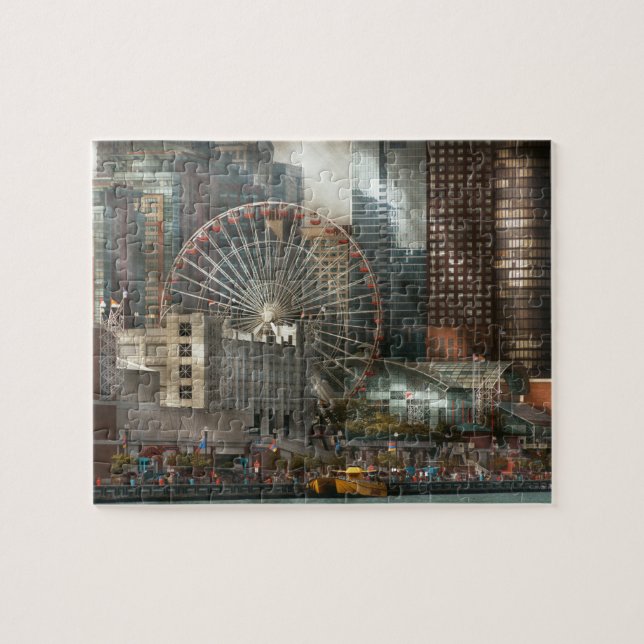 Stad - Chicago, IL - Pier Pressure Pussel (Horisontell)