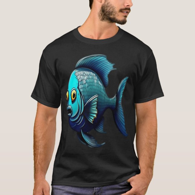 Stad Fisk T Shirt (Framsida)