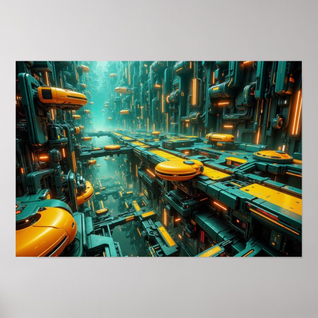 Stad i framtiden poster (Framsidan)