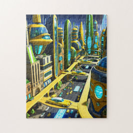 Stad i framtiden pussel