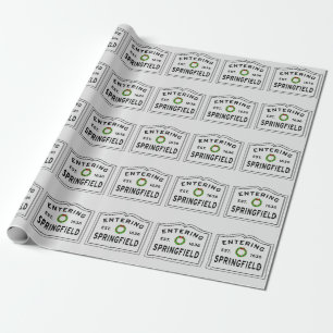 Stad i Springfield Helgdag WAN Presentpapper