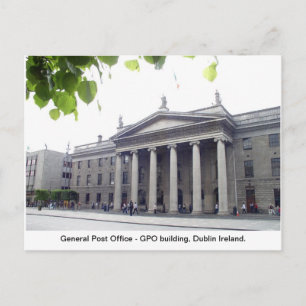 Stad Irland för GPO Dublin Helg Vykort