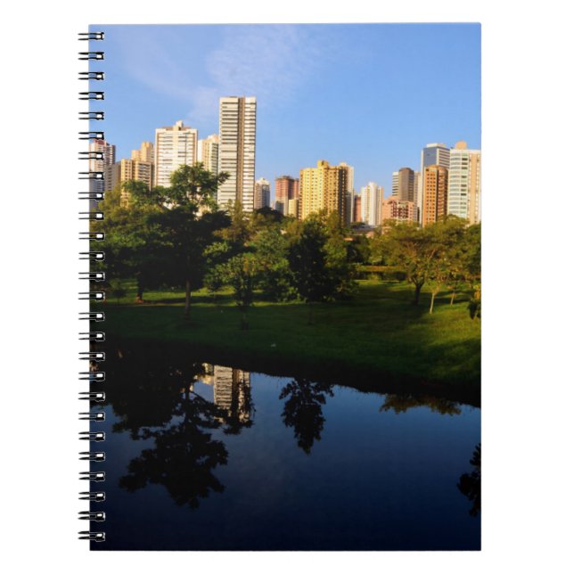 Stad Londrina Brasilien Anteckningsbok Med Spiral (Framsidan)