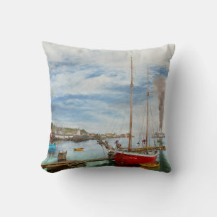 Stad - Mackinac Island MI - Sjömanstyp 1906 Kudde