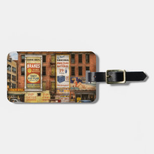 Stad - New York NY - Exklusiv lunchbar 1938 Bagagebricka