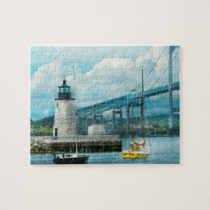 Stad - Newport RI - Newport fyrplats Pussel