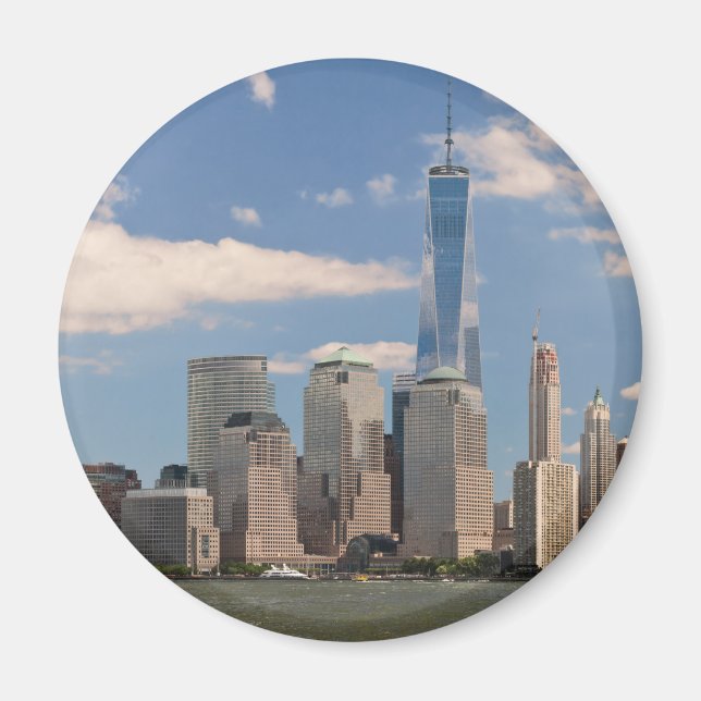 Stad - NY - Stadens färger Magnet (Framsidan)