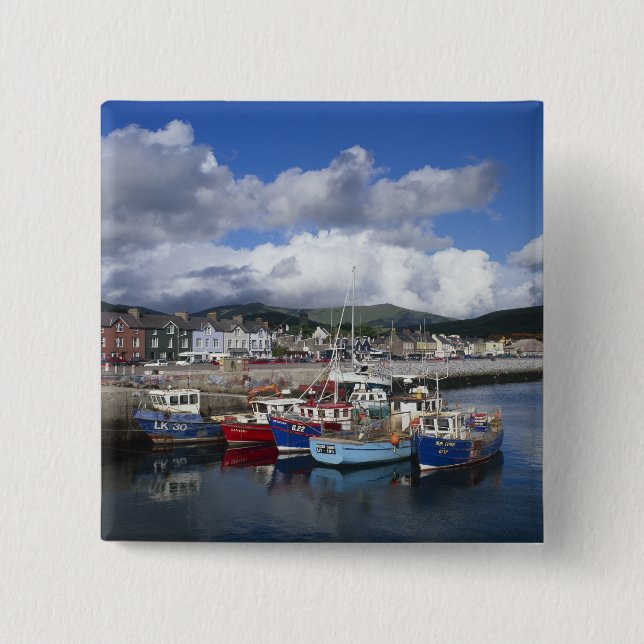 Stad och hamn, Dingle, County Kerry, Knapp (Framsida)