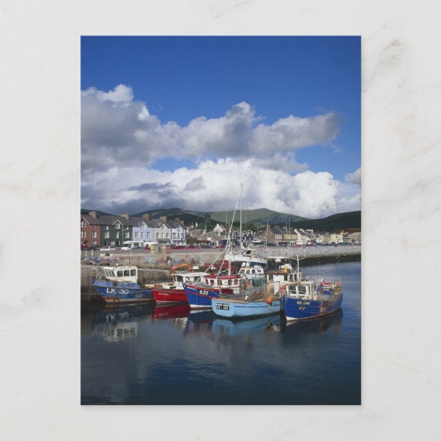 Stad och hamn, Dingle, County Kerry, Vykort (Framsida)