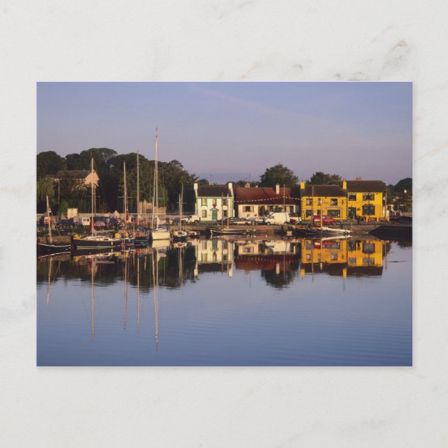 Stad och hamn, Kinvarra, County Galway, Vykort (Framsida)