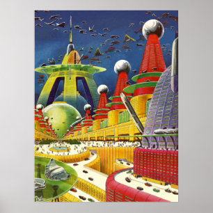 stad på venus poster