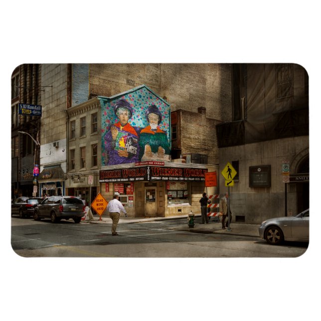 Stad - Pittsburg, PA - Wiener World Magnet (Horisontell)