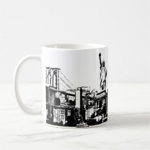 Stad som inspirerar dig kaffemugg
