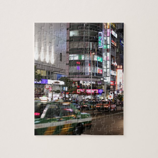 Stad Tokyo Street View Pussel (Vertikal)
