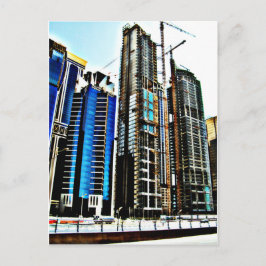 Stad under arbete nr 4 vykort