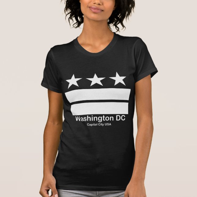 Stad USA för Washington DC-huvudstad T-shirt (Framsida)