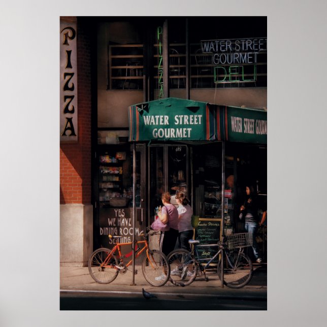 Stad - Water St Gourmet Deli Poster (Framsidan)