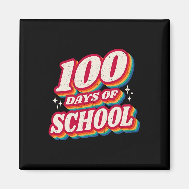 Städa 100 dagar i skolan och lyssna på den magnet (Framsidan)