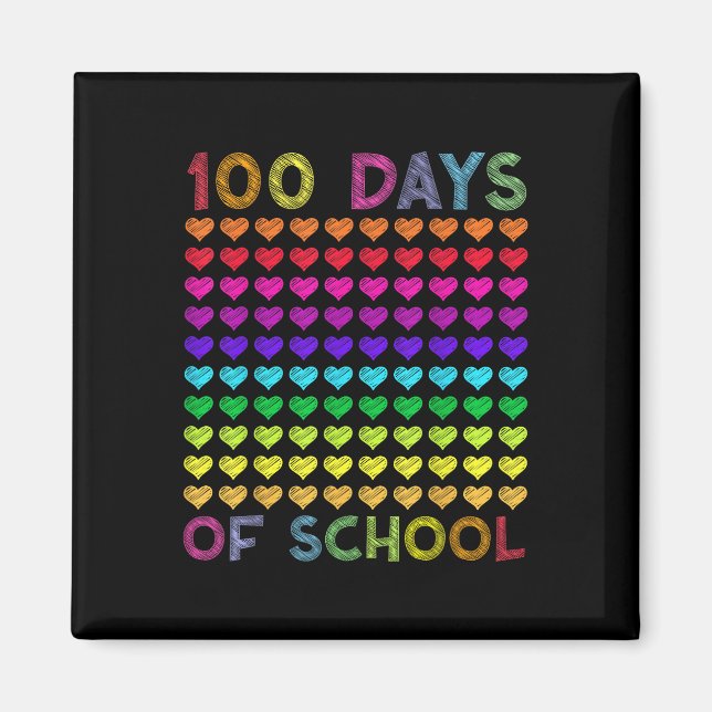 Städa 100 dagar i skolan och lyssna på den magnet (Framsidan)