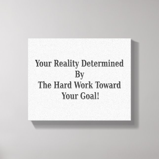 Städa ut din verklighetsdesign för dig! Trävägg Canvastryck (Framsida)