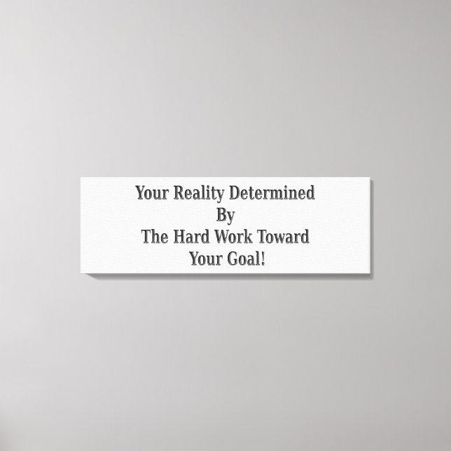 Städa ut din verklighetsdesign för dig! Trävägg Canvastryck (Framsida)