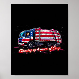 Städar Upp 4 År Av Skit Rolig Trump Garderob Ameri Poster