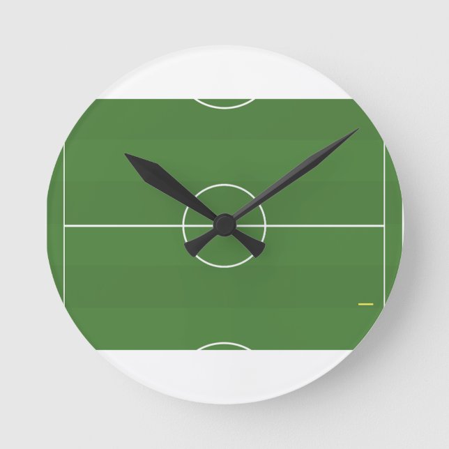 stade foot Wall Clock  Rund Klocka (Framsida)
