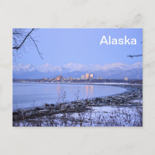 Staden Anchorage, Alaska Vykort
