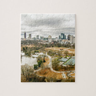 Staden atlanta georgia skyline aerial pussel