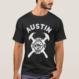 Staden Austin Fire Dept Texas Firefighter T Shirt