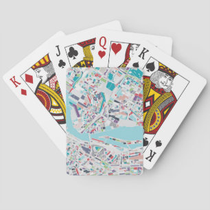 Staden av Amsterdam Casinokort