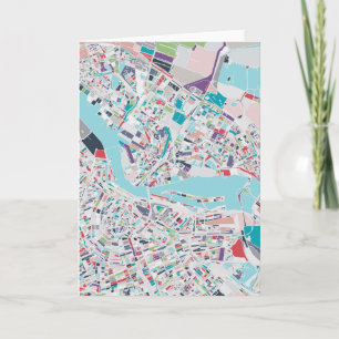 Staden av Amsterdam Kort