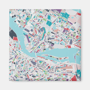 Staden av Amsterdam Magnet