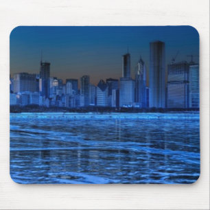 Staden av brett knuffar och Lake Michigan Musmatta