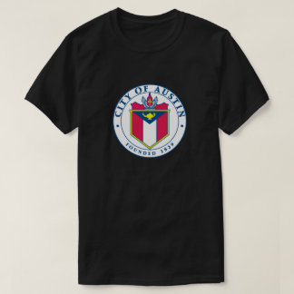 Staden av den Austin officiellen förseglar T-tröja Tee Shirt